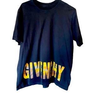 Givenchy Sunset Paris Black Women’s XXL High End Designer T-Shirt MINTY
